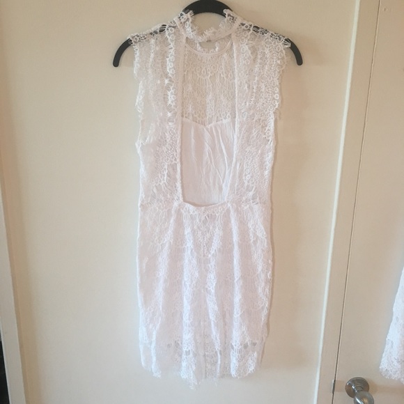 NWT Free People Intimately Daydream Lace Dress WhT - Picture 8 of 8